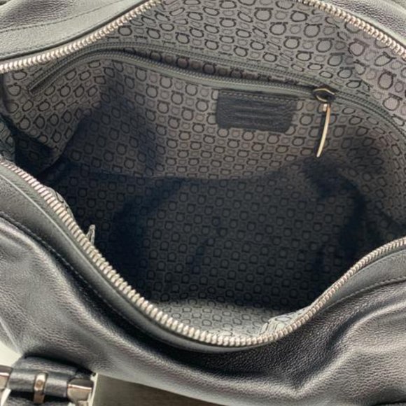 SALVATORE FERRAGAMO LEATHER SATCHEL - Picture 2 of 3